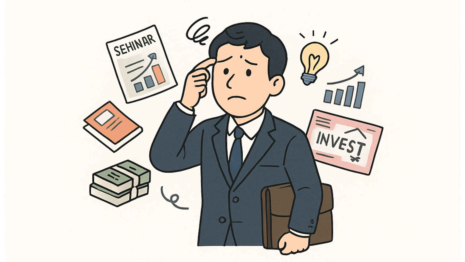 学びすぎて迷う人